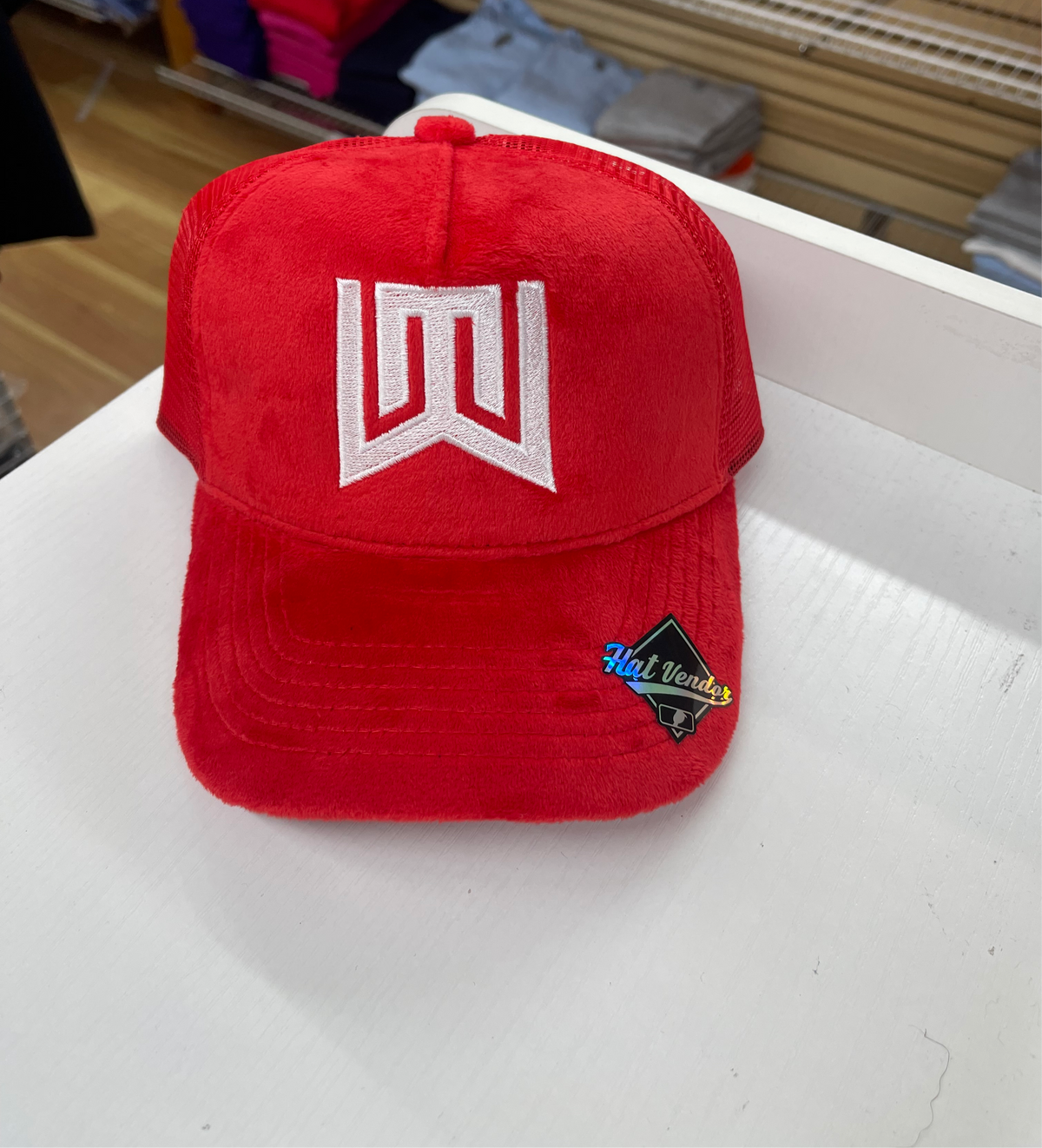 Suede red TrueWellington Hat 