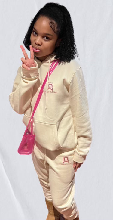 Cream Oversized set