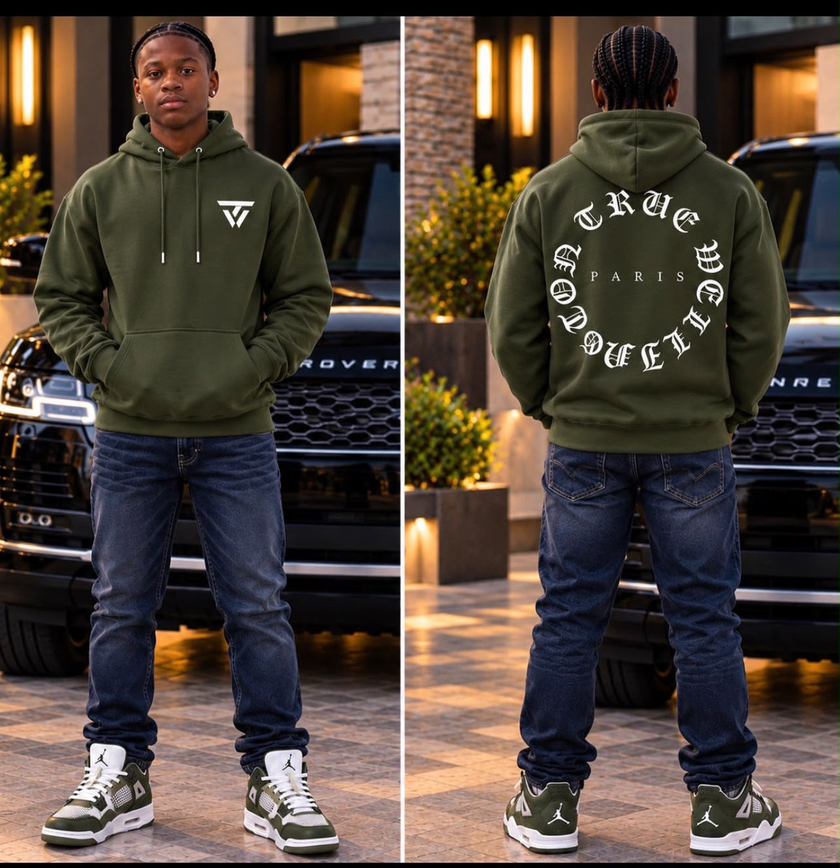 Olive Unisex hoodie