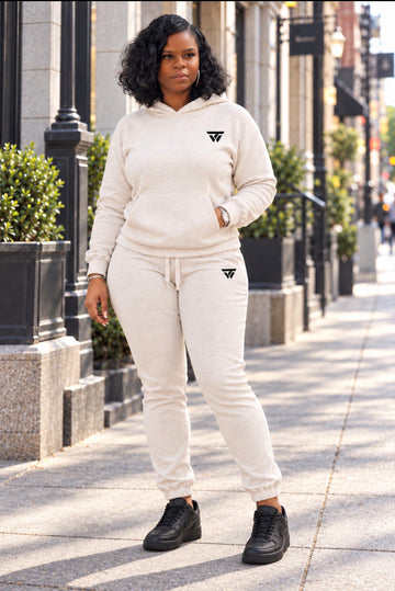 True Wellington Women’s Oatmeal Jogger Set