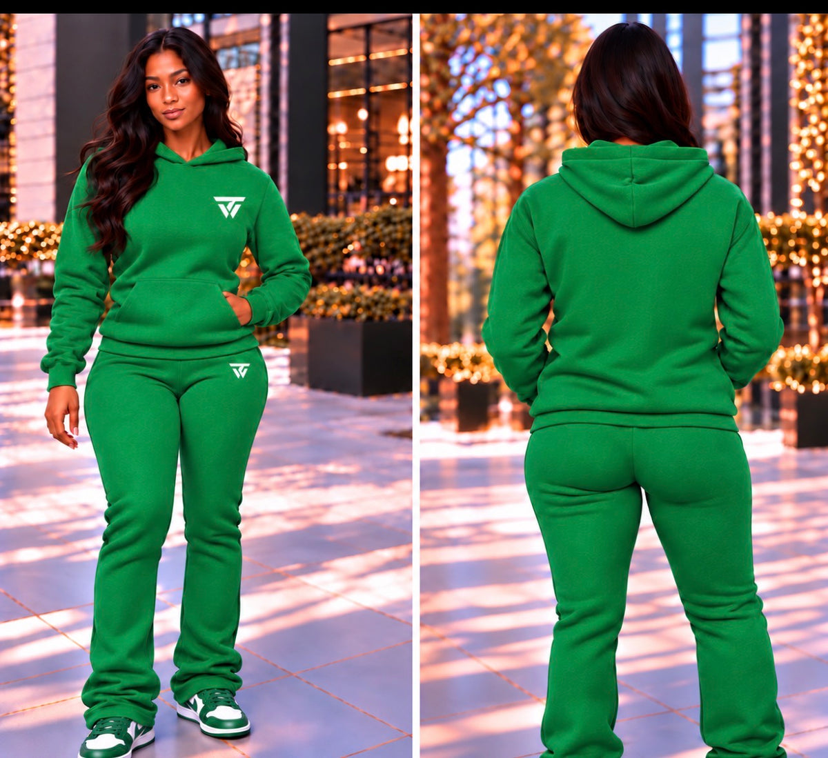 The Signature Slim Flare Sweatsuit - Women