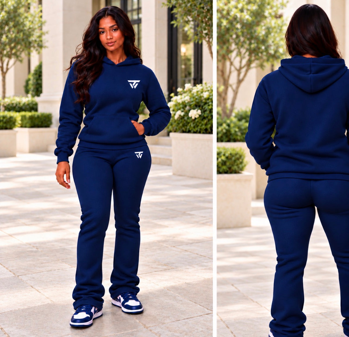 The Signature Slim Flare Sweatsuit - Women