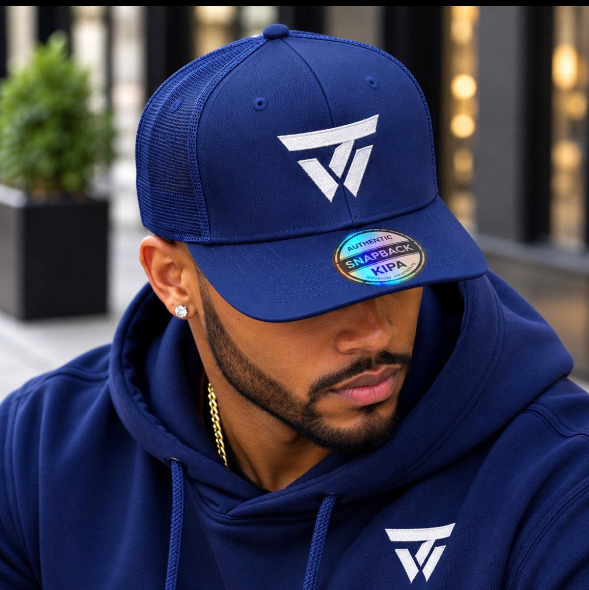 The White Logo fitted hat