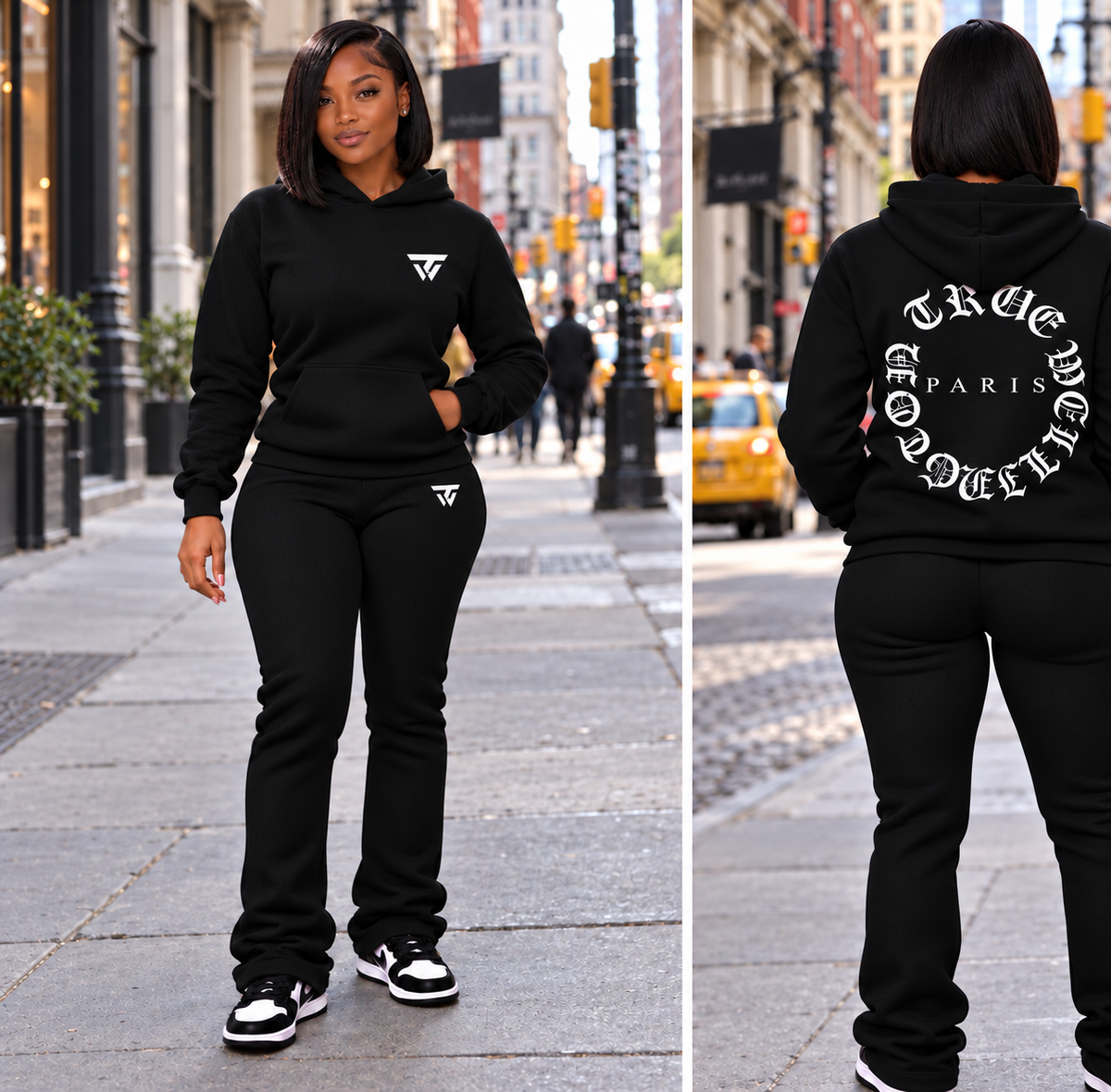 The Signature Slim Flare Sweatsuit - Women