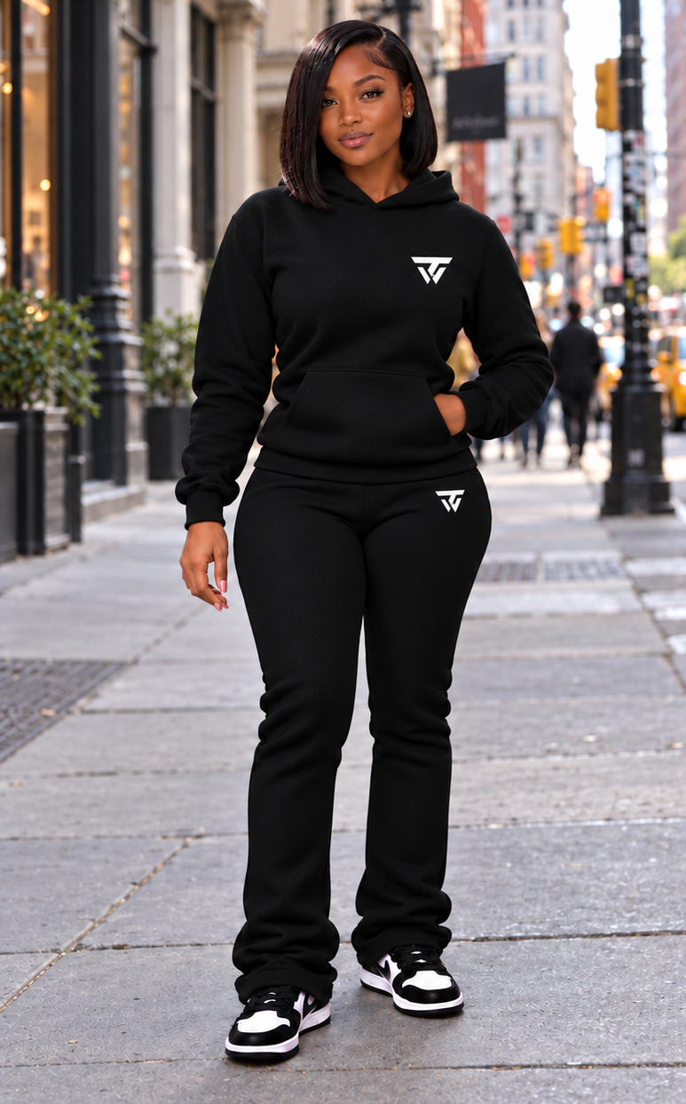 The Signature Slim Flare Sweatsuit - Women
