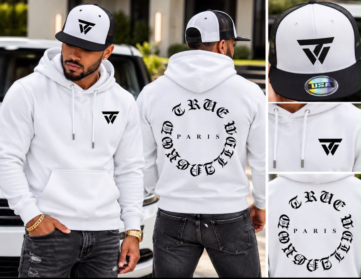 Black & White Unisex hoodie